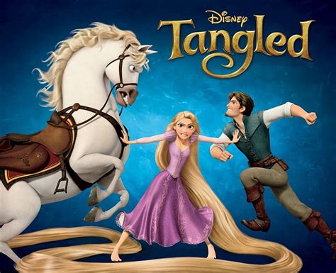 Tangled (2010), poster, rapunzel, flynn rider, movie, max, fantasy, funny, tangled, HD wallpaper ...