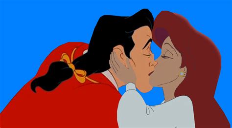 ariel and gaston kiss 2.PNG - disney crossover Photo (39963429) - Fanpop