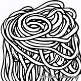 Spaghetti Coloring Pages  Free & Printable sketch template