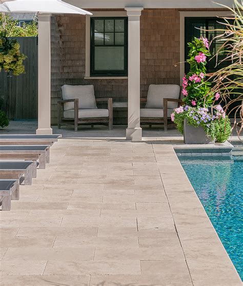 Travertine Pavers for Pools, Patios Stone Paver