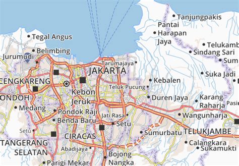 MICHELIN Cakung map - ViaMichelin