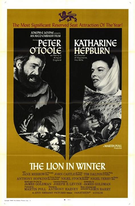 The Movie Man: The Lion in Winter (1968) - ★★★★½