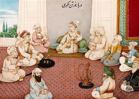 The Legend of Akbar's Navratnas | Mughal miniature paintings, Miniature painting, Islamic paintings