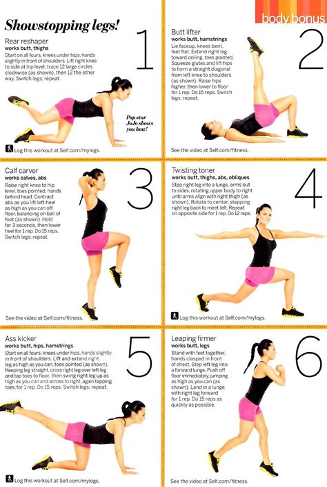 glutes, quads, hamstrings, abs, calves, and legs. | Inner thigh workout, Thigh exercises, Thigh ...