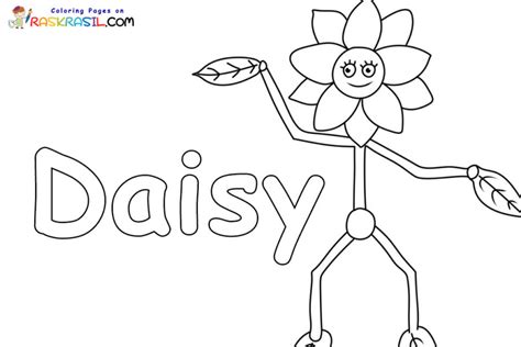 Daisy Poppy Playtime Coloring Pages