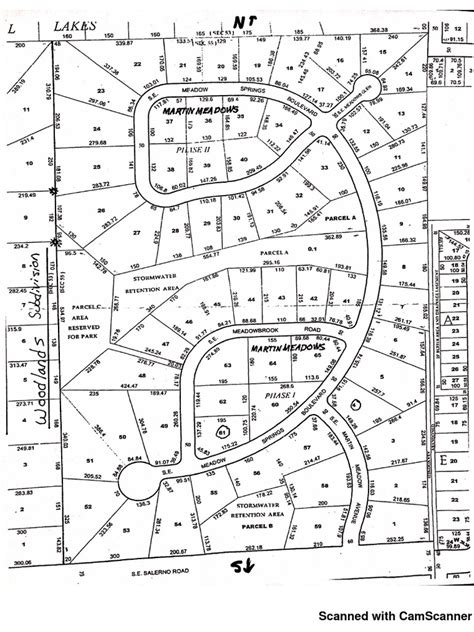 Map of Neighborhood With Lot Numbers | PDF