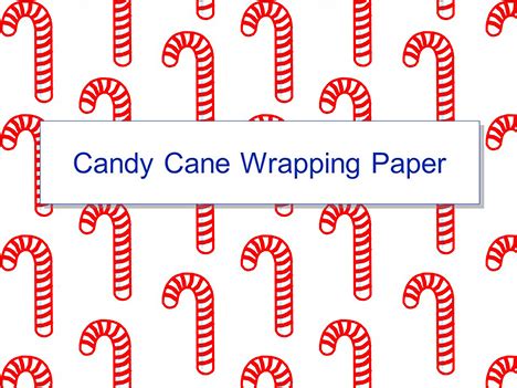 Candy Cane Wrapping Paper