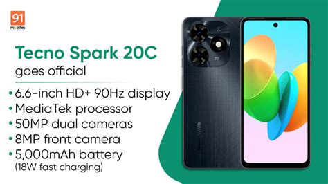 Tecno Spark 20C with 6.6-inch display, 50MP camera launched: check out complete specifications