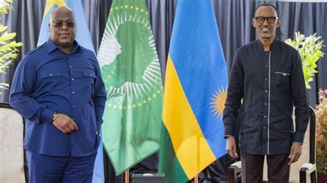 DR Congo President Tshisekedi compares Rwanda counterpart Kagame to Hitler - BBC News