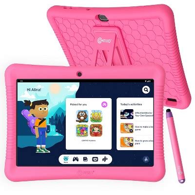 Contixo Kids Tablet K102, 10-inch Hd, Ages 3-7, Tablet With Camera, Parental Control, 32gb, Wi ...