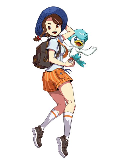 Female Trainer and Quaxly by GENZOMAN | Pokémon Scarlet and Violet | Know Your Meme