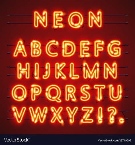 Ammettere reazione consumatore neon letter lights font Mela recluta ...