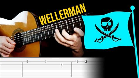 WELLERMAN Guitar Tabs Tutorial | Cover (Sea Shanty / Nathan Evans ...