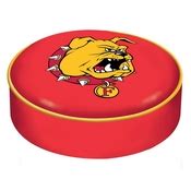 Ferris State Bar Stool Seat Cover By HBS