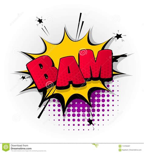 Bam Boom Bang Comic Book Text Pop Art Stock Vector - Illustration of effect, label: 112783287 ...