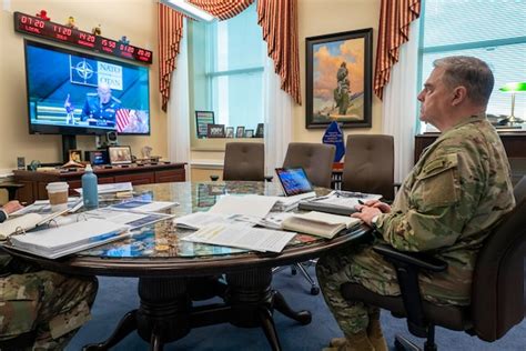 Readout of Chairman of the Joint Chiefs of Staff Gen. Mark A. Milley’s Virtual Meeting with 30 ...