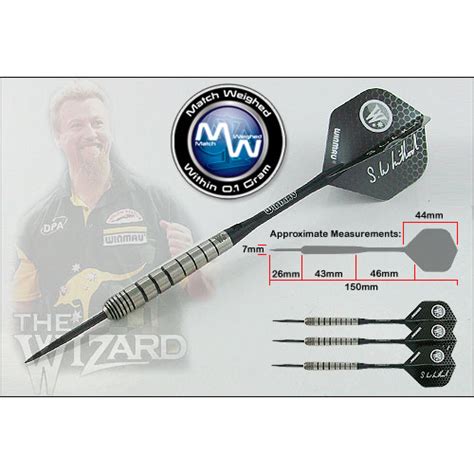 ABC Sports Australia: Simon Whitlock 90% tungsten darts in 22g, 24g and ...