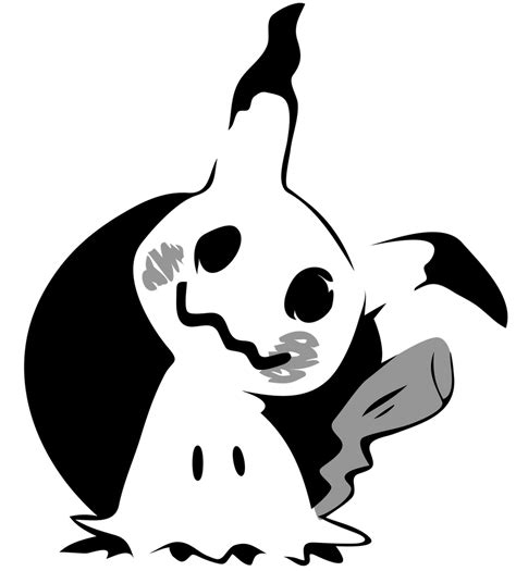 Mimikyu Stencil by damphyr on DeviantArt