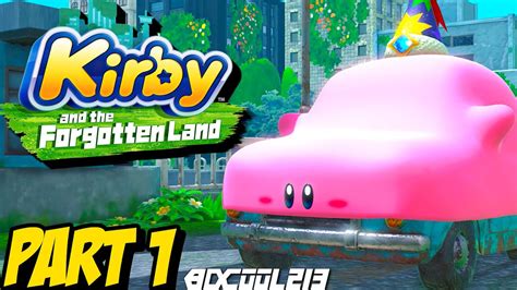 Kirby and The Forgotten Land - 100% Gameplay Playthrough Part 1 - Natural Plains - YouTube