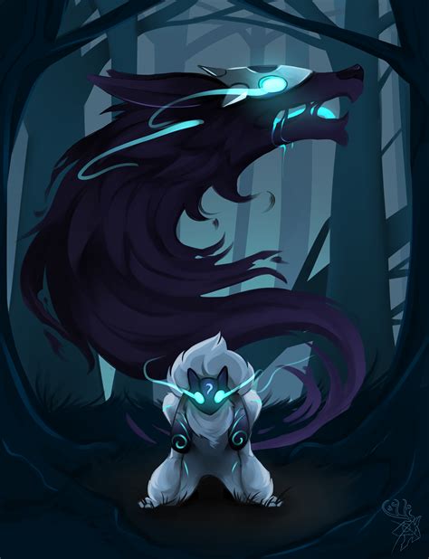 Kindred fan art : r/leagueoflegends