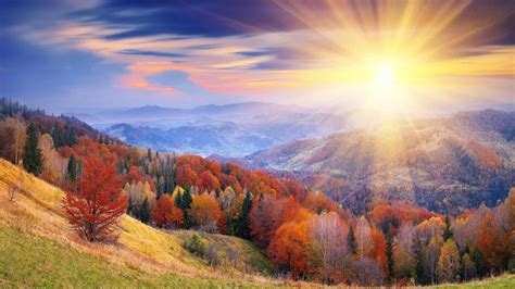 Free Images - sunrise mountains landscape scenic 1