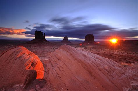 Monument Valley Sunrise Photograph by Jonathan Zhang | Fine Art America