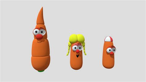 Carrot Family (1994) - Download Free 3D model by 321Blender [327e3a5] - Sketchfab