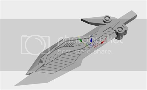 3D Artwork: - 3D Optimus Prime sword | TFW2005 - The 2005 Boards