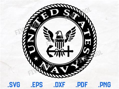 US Navy Logo Vector File United States Navy Filled Cut File - Etsy Finland