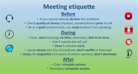 Meeting Etiquette