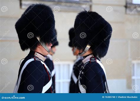 COPENHAGEN, DENMARK - AUGUST 15, 2016: Danish Royal Life Guards ...