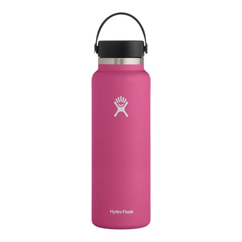 Hydroflask Wide Mouth 40 oz Water Bottle, Screw Cap, Insulated ...