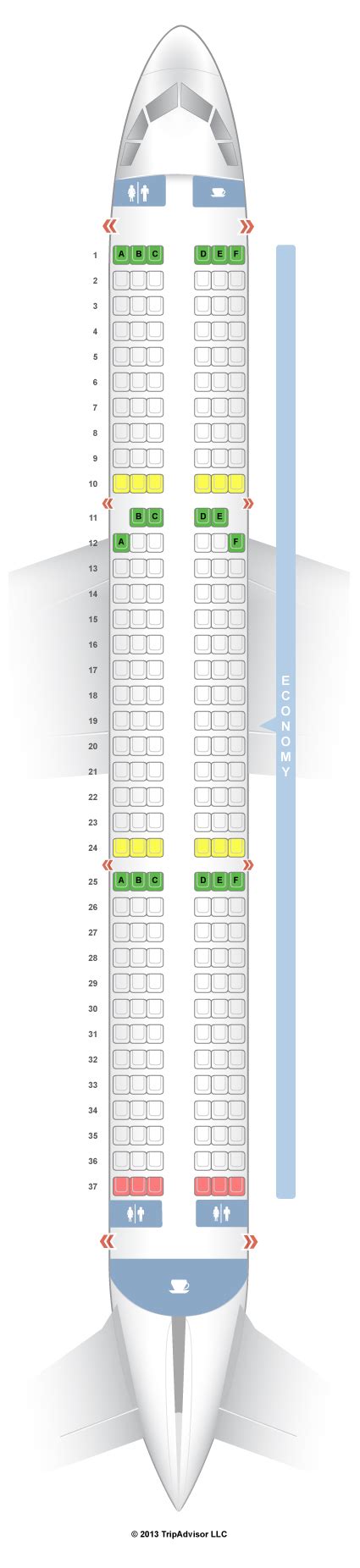 SeatGuru Seat Map Jetstar