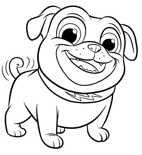 Bingo Pug Coloring Pages Puppy Dog Pals Coloring Pages Coloring | Porn ...