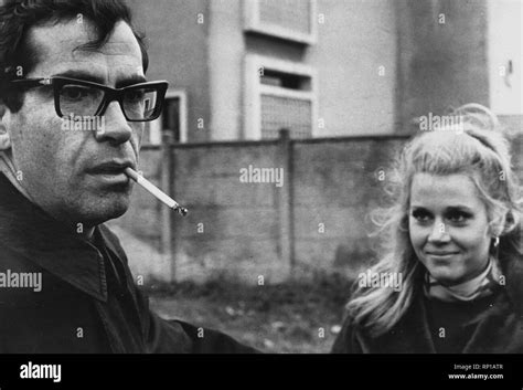 Jane fonda and roger vadim Black and White Stock Photos & Images - Alamy