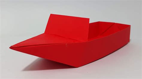 Easy Origami Boat - How to Make a Paper Boat That Floats - Speed Boat Making For School Project