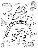 20 Taco Coloring Pages Free PDF Printables sketch template