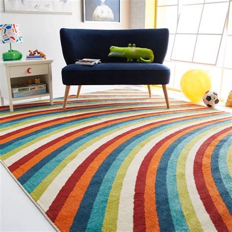 Rainbow Area Rug by Drew Barrymore Flower Kids - Walmart.com - Walmart.com