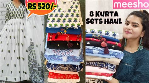 Meesho Kurta sets haul | Latest Kurta Sets Online | Designer Kurta Sets ...