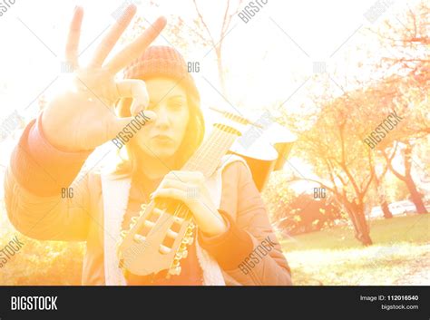 Guitar Girl Saying Ok Image & Photo (Free Trial) | Bigstock