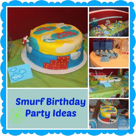 The Best Smurf Birthday Party Ideas