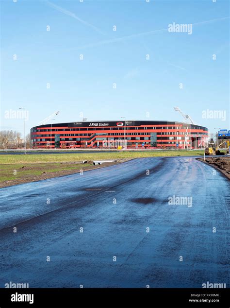 soccer stadium of az alkmaar in the netherlands Stock Photo - Alamy