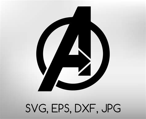 Avengers Logo SVG EPS DXF Jpg Digital Cut File for - Etsy UK