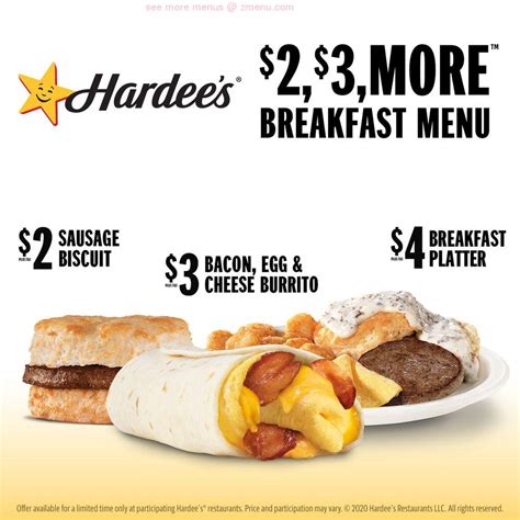 Online Menu of Hardees Restaurant, Roanoke, Virginia, 24012 - Zmenu