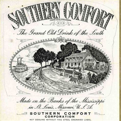 Southern Comfort label design registered as trademark on this day in ...