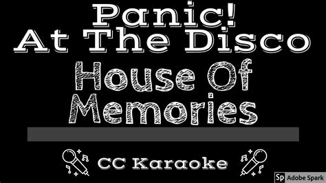 Panic At The Disco • House Of Memories [Karaoke Instrumental Lyrics ...