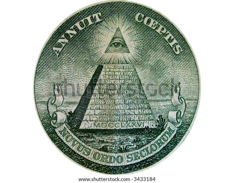 Pyramid On One Dollar Bill Stock Photo (Edit Now) 3433184