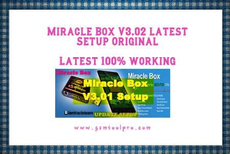 Miracle thunder Box V3.02 latest Setup Original 100% (Latest) working