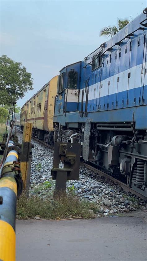 Konkan Railway Train - Indian Railway Editorial Image - Image of safety ...