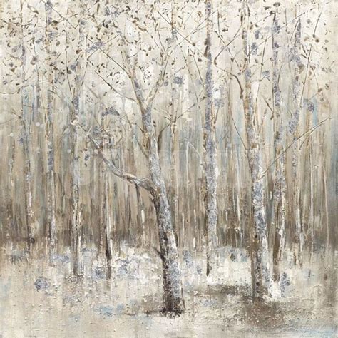 The Forest In Winter, Tree Acrylic Painting for Sale SOAAP0325595WW ...